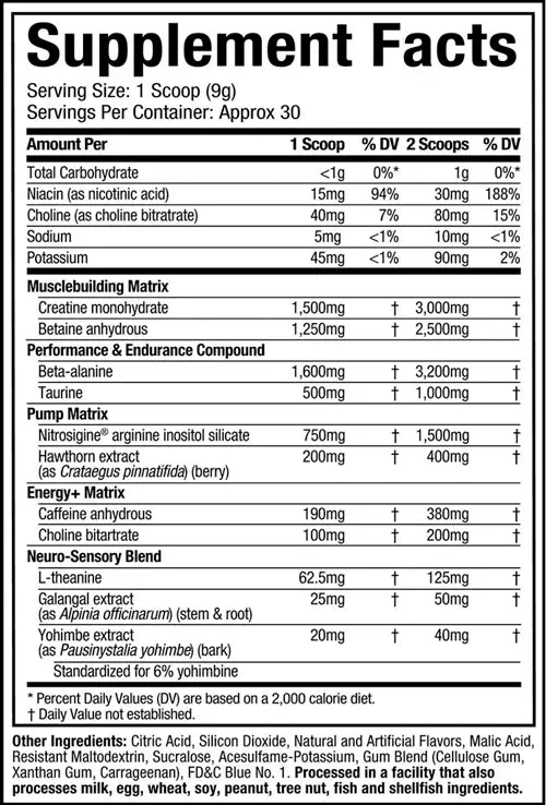 VAPOR X5 PRE-WORKOUT